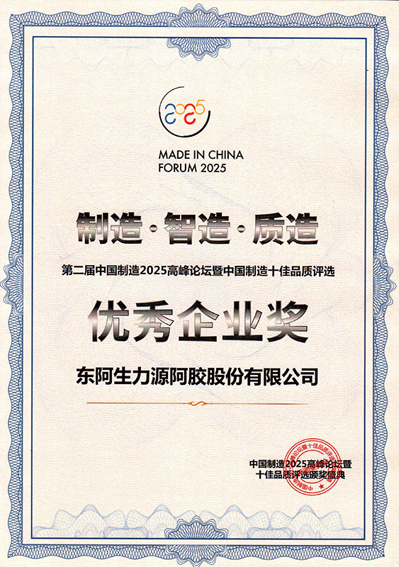 2025制造智造质造优秀企业奖
